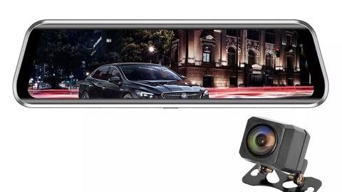 Anytek T900+ Çift Kameralı Dikiz Aynalı Araç Kamerası - Aliexpress